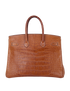 Hermes Birkin 35 in Fauve Matte Alligator Skin, back view